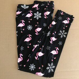 Runway Ready Christmas Leggings 1X